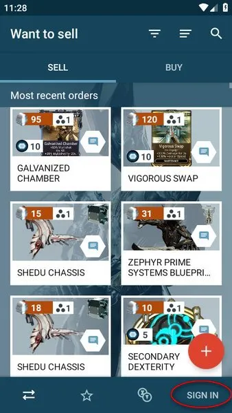 Warframe market2025���°汾