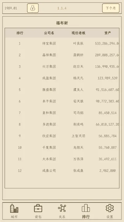 小小集团2破产人生(破产人生模拟)v3.0.0 安卓版