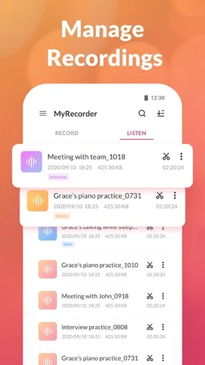 MyRecorder安卓版手机版 MyRecorder安卓版手机版