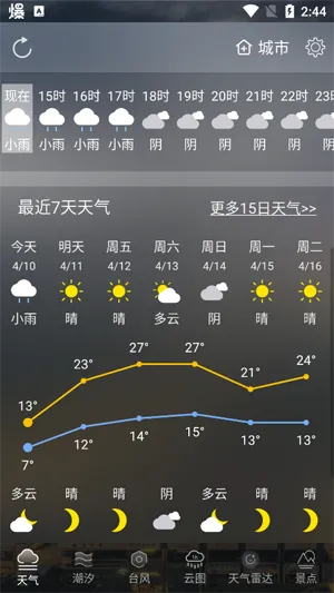 天气云图最新手机版 天气云图最新手机版